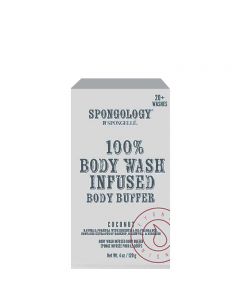 SPONGOLOGY BODY BUFFER - COCONUT 20+ washes, 120g
