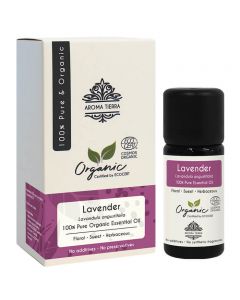 Organic Lavender Essential Oil - 10ml - by Aroma Tierra