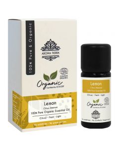 Organic Lemon Essential Oil - 10ml - by Aroma Tierra