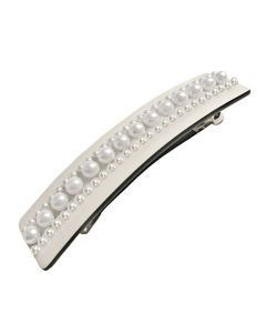Ivory Barrette with Pearls