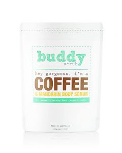 Coffee & Mandarin Natural Body Scrub - 200g - by Buddy Scrub