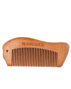 Wooden Beard and Moustache Comb