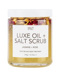 Luxe Oil + Salt Scrub - Jasmine + Rose